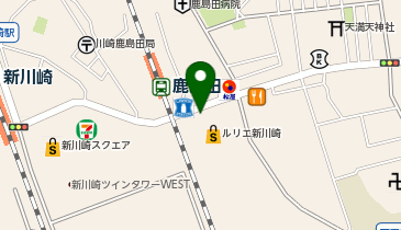 エコステーション21 ルリエ新川崎駐輪場[自転車]の地図画像