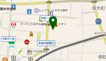 EcoStation21 イオン厚木店駐輪場[バイク]の地図画像