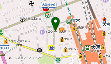 エコステーション21 大宮西口駐輪場[バイク]の地図画像