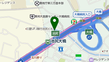 池尻大橋駅北口駐輪場[バイク]の地図画像