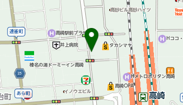 エコステーション21 高崎高島屋駐輪場[自転車]の地図画像