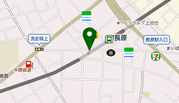 長原駅前自転車駐車場の地図画像