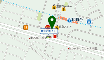 エコステーション21 仲町台東急ストア駐輪場[バイク]の地図画像