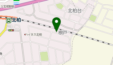 北柏駅南口第二駐輪場[自転車]の地図画像