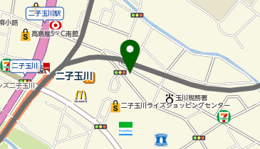 二子玉川ライズ第3駐輪場[自転車]の地図画像