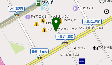 エコステーション21 トナリエつくばスクエア駐輪場[自転車]の地図画像