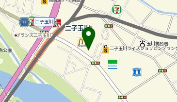 二子玉川ライズ第2駐輪場[自転車]の地図画像