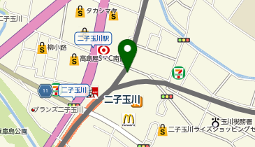 二子玉川ライズ第1駐輪場[自転車]の地図画像