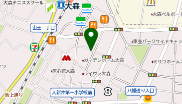 エコステーション21 Luz大森駐輪場[バイク]の地図画像