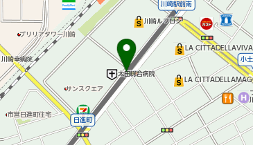 EcoStation21 京急川崎日進町バイク駐輪場の地図画像