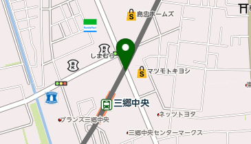 エコステーション21 三郷中央[バイク]の地図画像