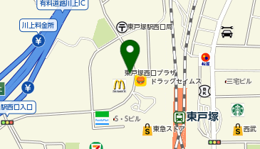 エコステーション21 東戸塚西口プラザ駐輪場[バイク]の地図画像