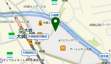 エコステーション21 ゲートシティ大崎[自転車]の地図画像