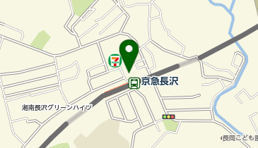 EcoStation21 京急長沢駐輪場[バイク]の地図画像