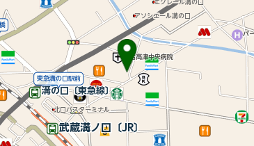 武蔵溝ノ口駅北口周辺自転車等駐車場第3施設[バイク]の地図画像