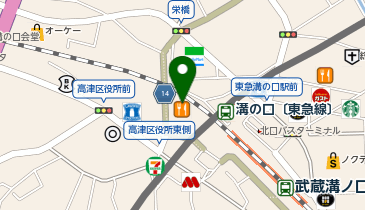 武蔵溝ノ口駅南口周辺自転車等駐車場第3施設[バイク]の地図画像