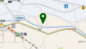 久地駅周辺自転車等駐車場第4施設[バイク]の地図画像