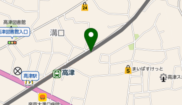 高津駅周辺自転車等駐車場[バイク]の地図画像
