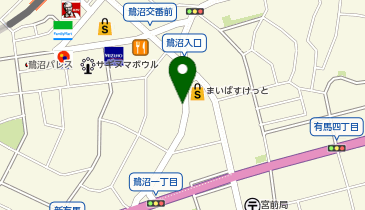 鷺沼駅周辺自転車等駐車場第1施設の地図画像