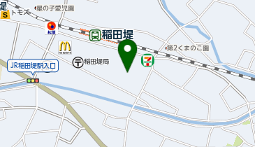 稲田堤駅周辺自転車等駐車場第1施設[バイク]の地図画像