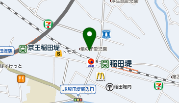 稲田堤駅周辺自転車等駐車場第2施設[バイク]の地図画像