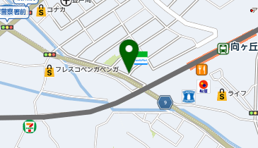 向ヶ丘遊園駅周辺自転車等駐車場第2施設[バイク]の地図画像