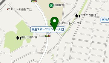 新百合ヶ丘駅周辺自転車等駐車場第4施設[バイク]の地図画像