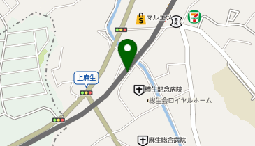 柿生駅周辺自転車等駐車場第1施設[バイク]の地図画像