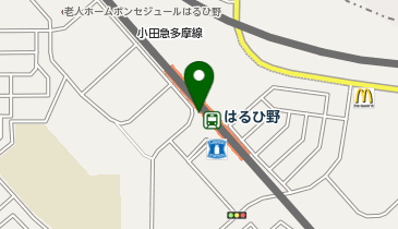 はるひ野駅周辺自転車等駐車場第1施設[バイク]の地図画像