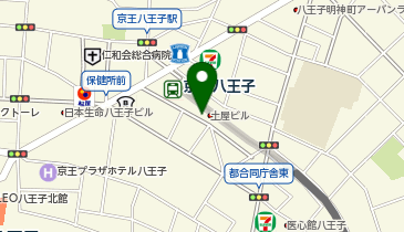EcoStation21 グルメシティ京王八王子店駐輪場[自転車]の地図画像