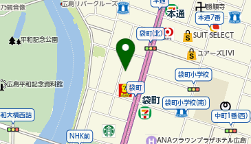 エコステーション21 広島大手町駐輪場[バイク]の地図画像