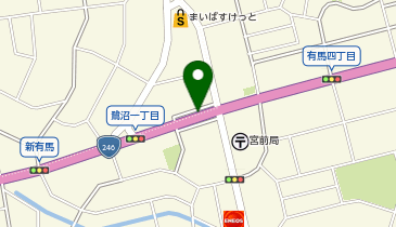 鷺沼駅周辺自転車等駐車場第5施設[バイク]の地図画像