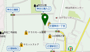 エコステーション21 ユーコープ湘南辻堂駅前店駐輪場[バイク]の地図画像