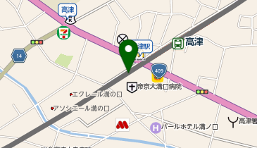 エコステーション21 高津東急ストア駐輪場[バイク]の地図画像