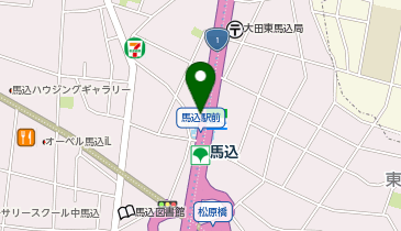 EcoStation21 ココス東京イン店駐輪場[自転車]の地図画像