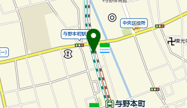 さいたま市営与野本町第1自転車駐車場[バイク]の地図画像
