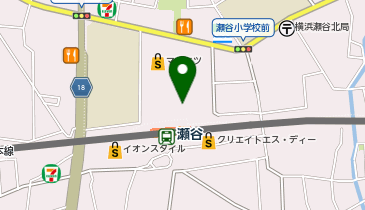 瀬谷駅北口駅前広場駐輪場[自転車]の地図画像