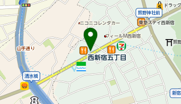 エコステーション21 西新宿五丁目駅自転車等駐輪場[バイク]の地図画像