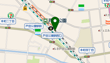 戸田公園駅南第1自転車駐車場の地図画像