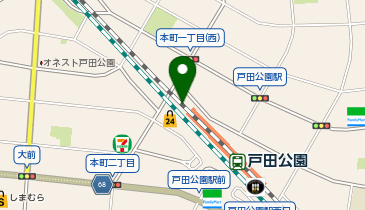 戸田公園駅北自転車駐車場[バイク]の地図画像