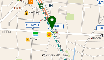 戸田駅南自転車駐車場[バイク]の地図画像