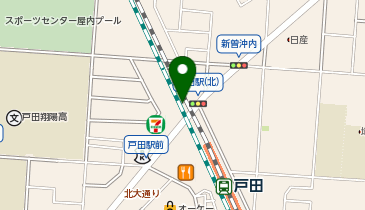 戸田駅北第2自転車駐車場[バイク]の地図画像