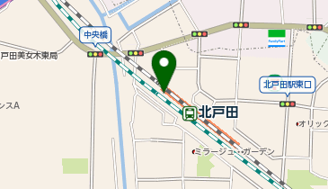 北戸田駅北自転車駐車場[バイク]の地図画像