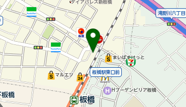 板橋駅西口自転車駐車場の地図画像