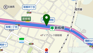 新板橋駅前高架下自転車駐車場[バイク]の地図画像