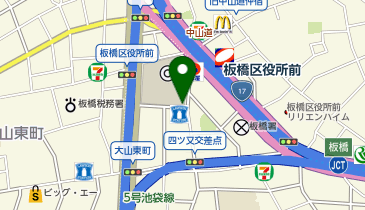 板橋区役所前駅高架下自転車駐車場[バイク]の地図画像