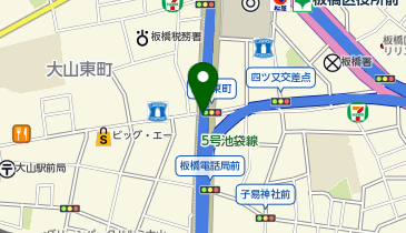 板橋区役所前駅南自転車駐車場[バイク]の地図画像