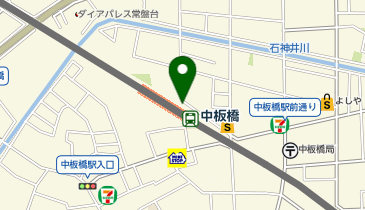 中板橋駅北口自転車駐車場[バイク]の地図画像