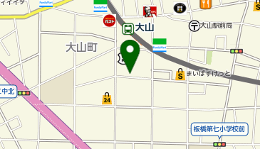 大山駅前自転車駐車場[バイク]の地図画像