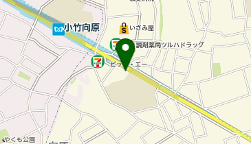 小竹向原駅南自転車駐車場の地図画像